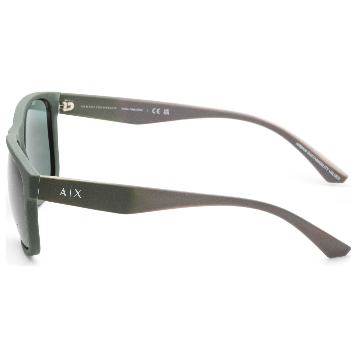 Left view of Armani Exchange Fashion Men's Sunglasses AX4135S-830171-59