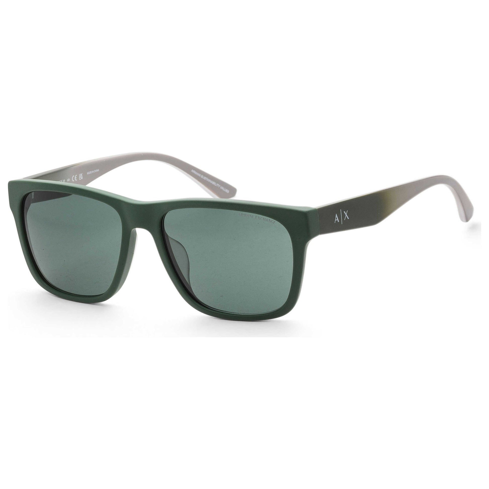 Front view of Armani Exchange Fashion Men's Sunglasses AX4135SF-830171-59