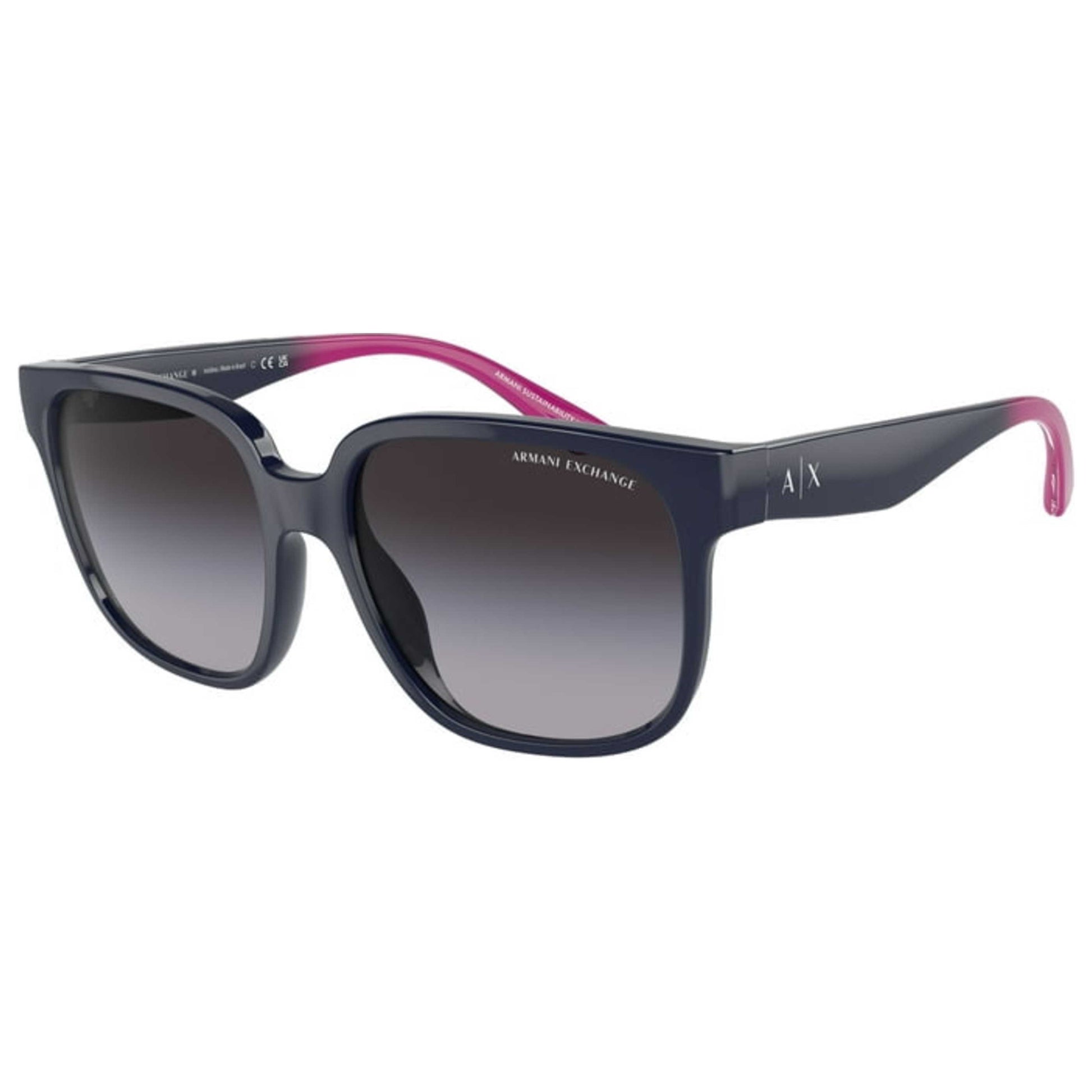 Front view of Armani Exchange Fashion Women's Sunglasses AX4136SU-81928G-56
