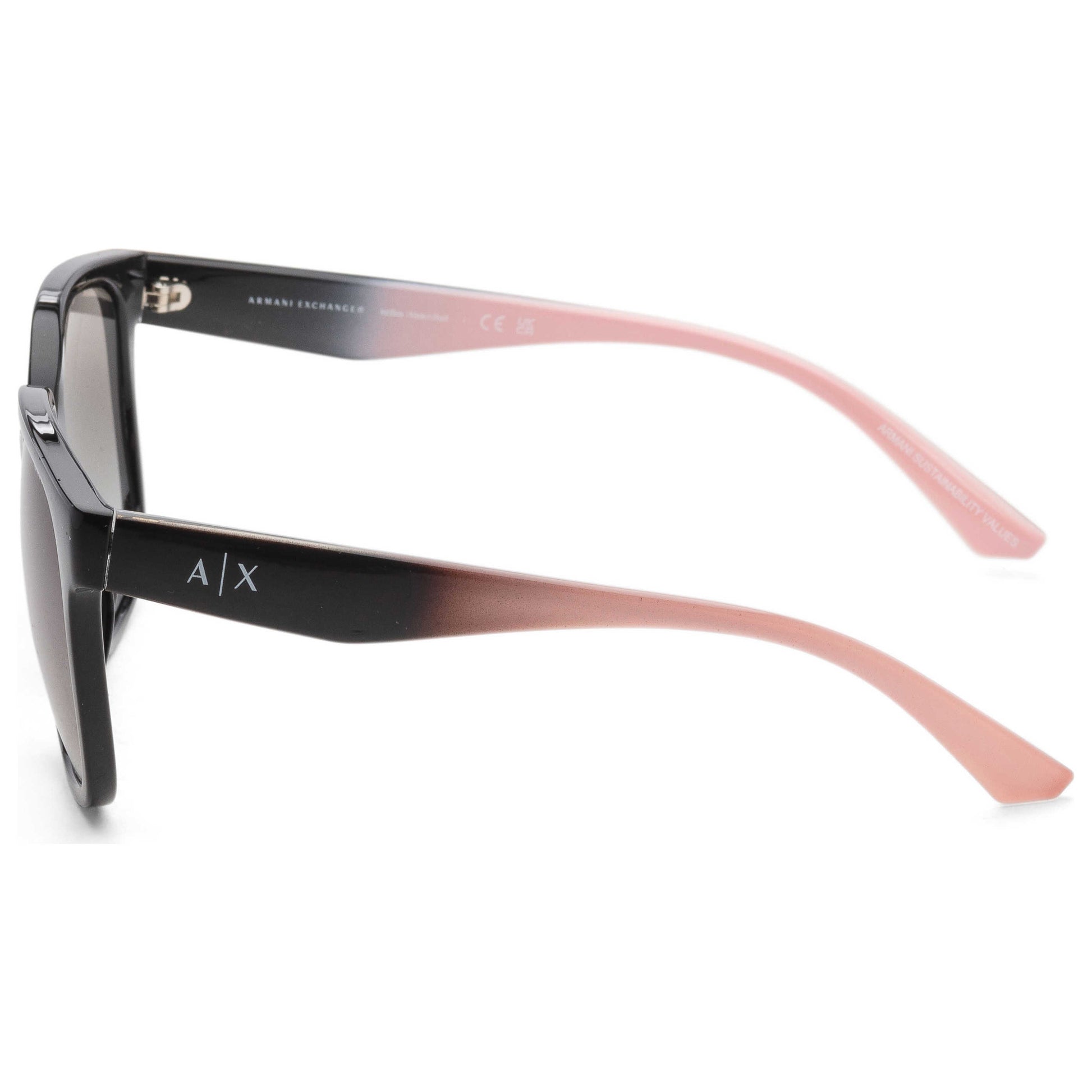 Left view of Armani Exchange Fashion Women's Sunglasses AX4136SU-821111-56