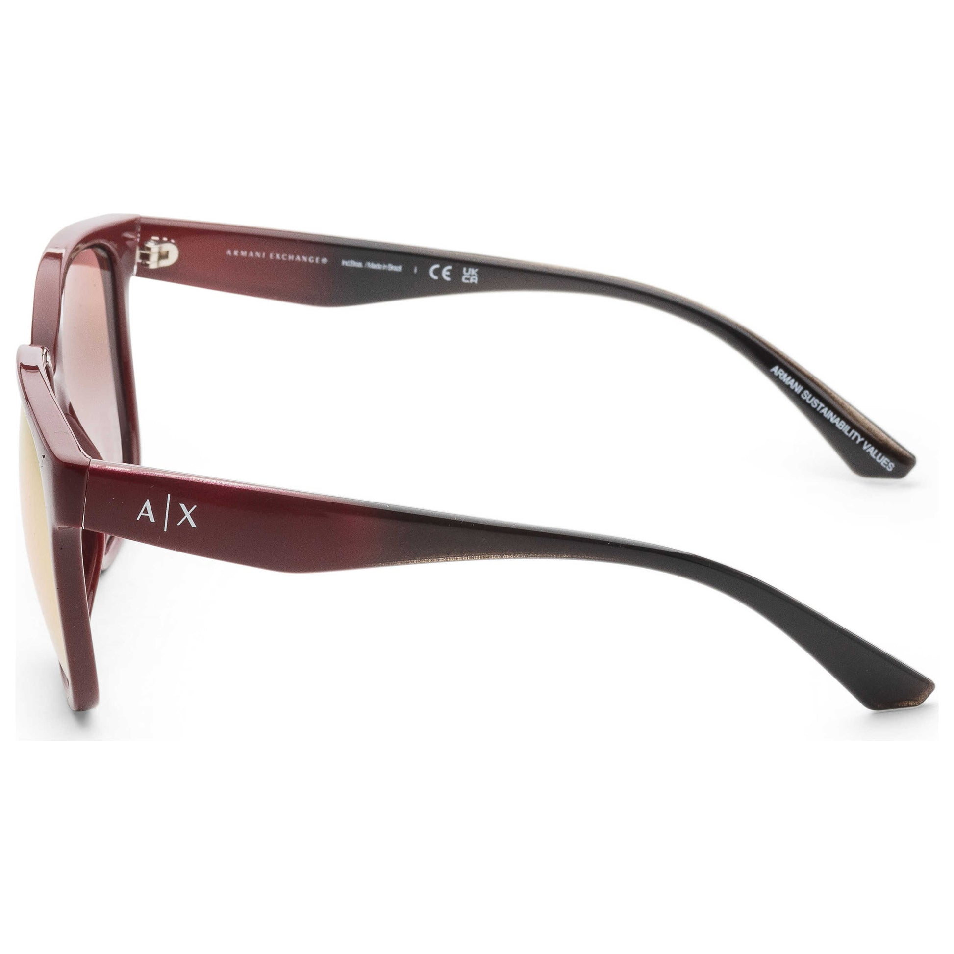 Left view of Armani Exchange Fashion Women's Sunglasses AX4136SU-82986F-56