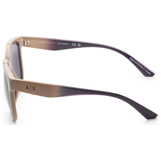 Left view of Armani Exchange Fashion Women's Sunglasses AX4136SU-83421A-56