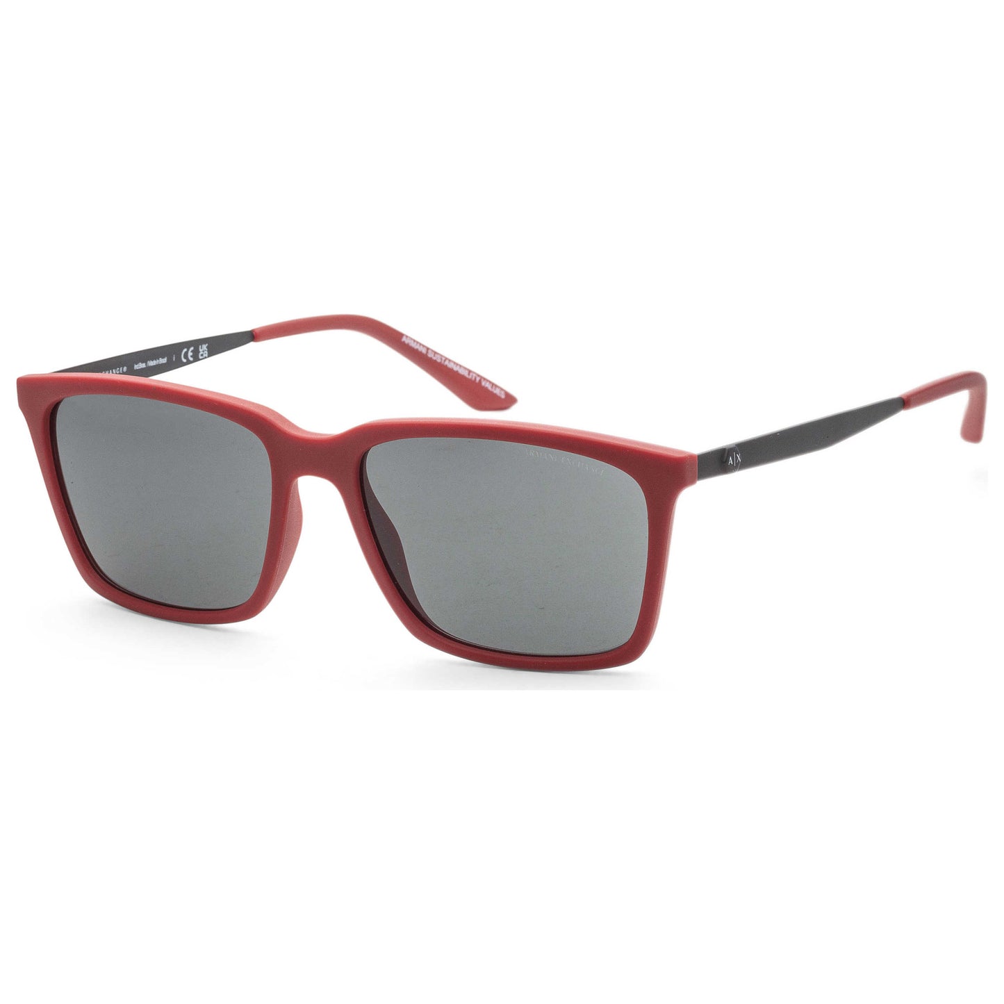 Front view of Armani Exchange Fashion Men's Sunglasses AX4138S-817487-57