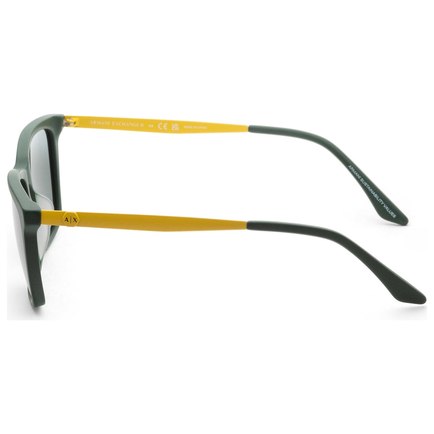 Left view of Armani Exchange Fashion Men's Sunglasses AX4138SF-830171-57