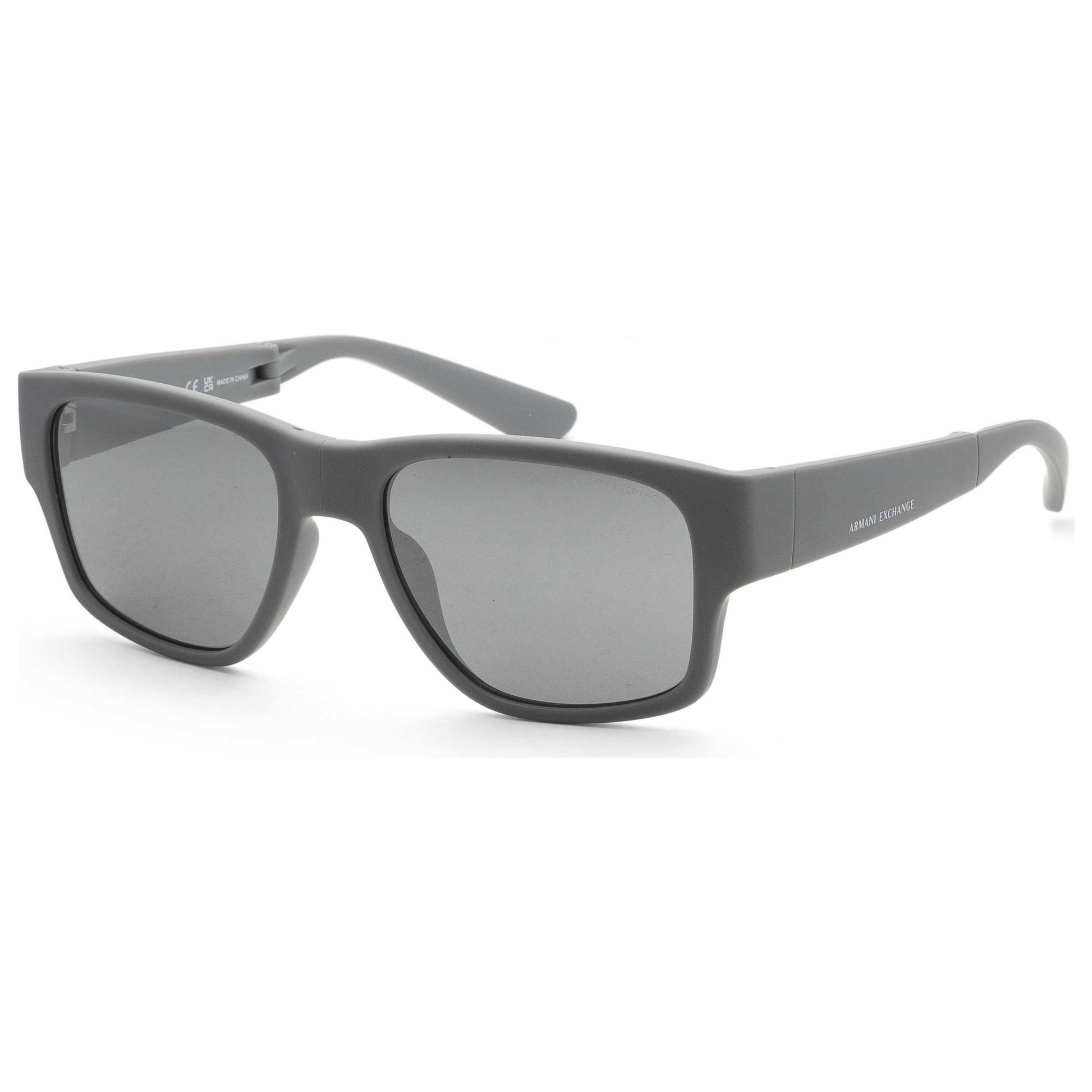 Front view of Armani Exchange Fashion Men's Sunglasses AX4141SU-81806G-56