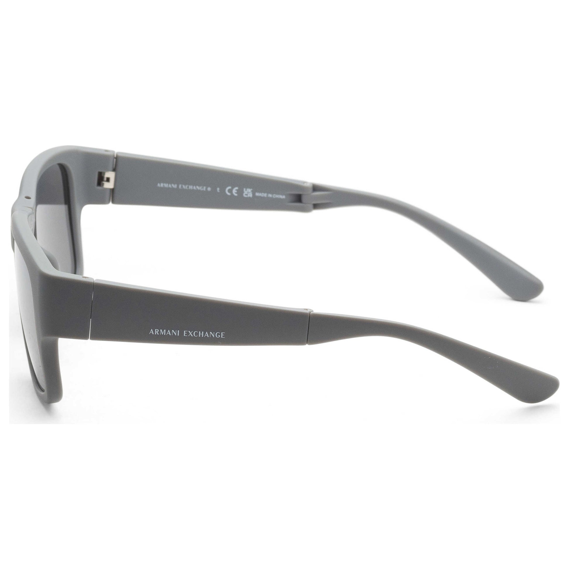 Left view of Armani Exchange Fashion Men's Sunglasses AX4141SU-81806G-56