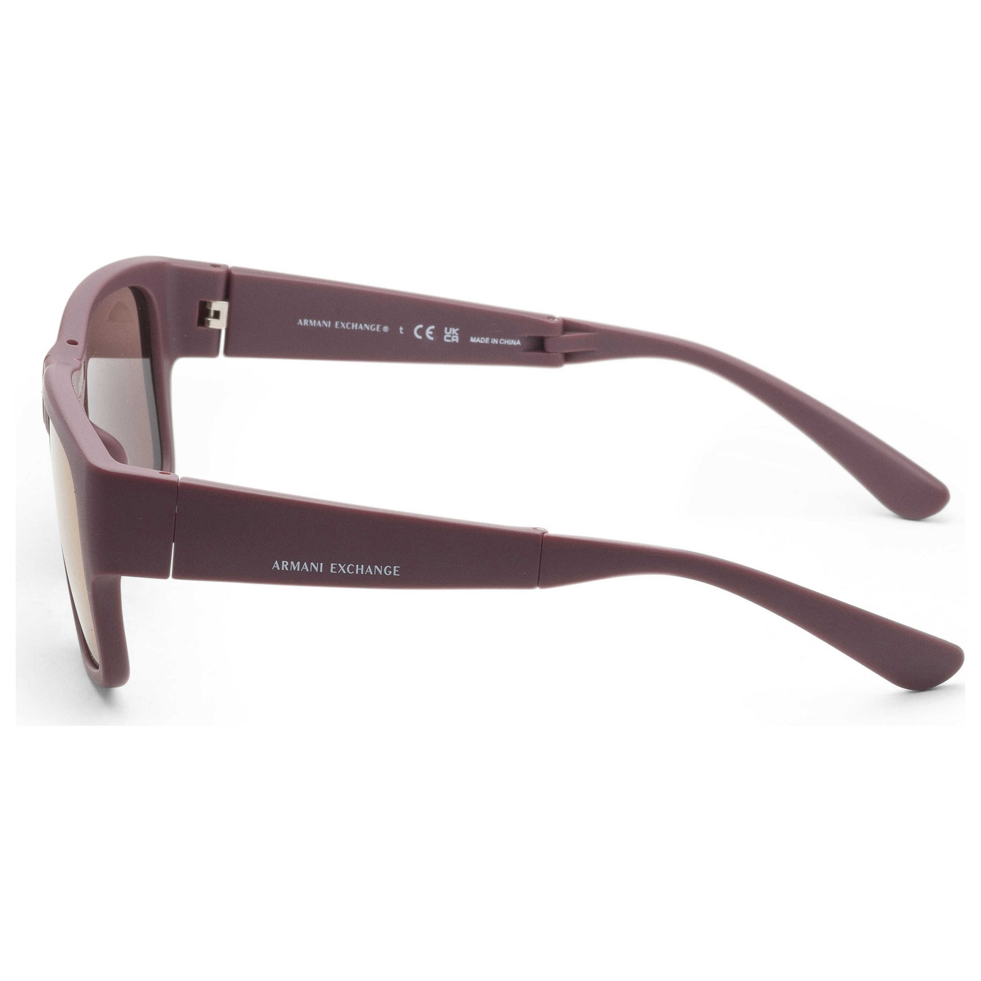 Left view of Armani Exchange Fashion Men's Sunglasses AX4141SU-8347F9-56