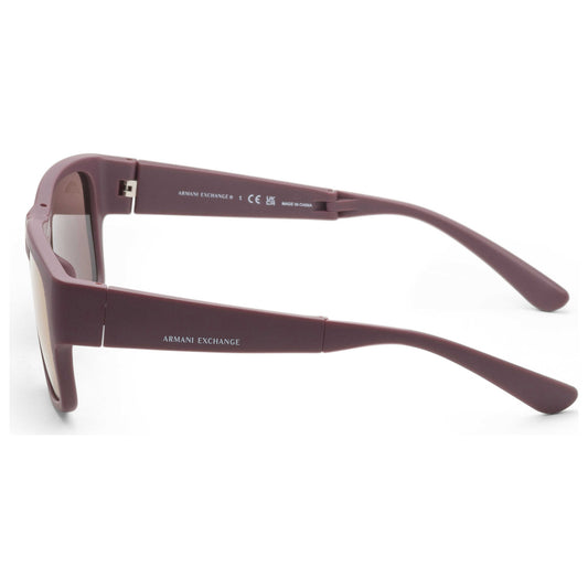 Left view of Armani Exchange Fashion Men's Sunglasses AX4141SU-8347F9-56