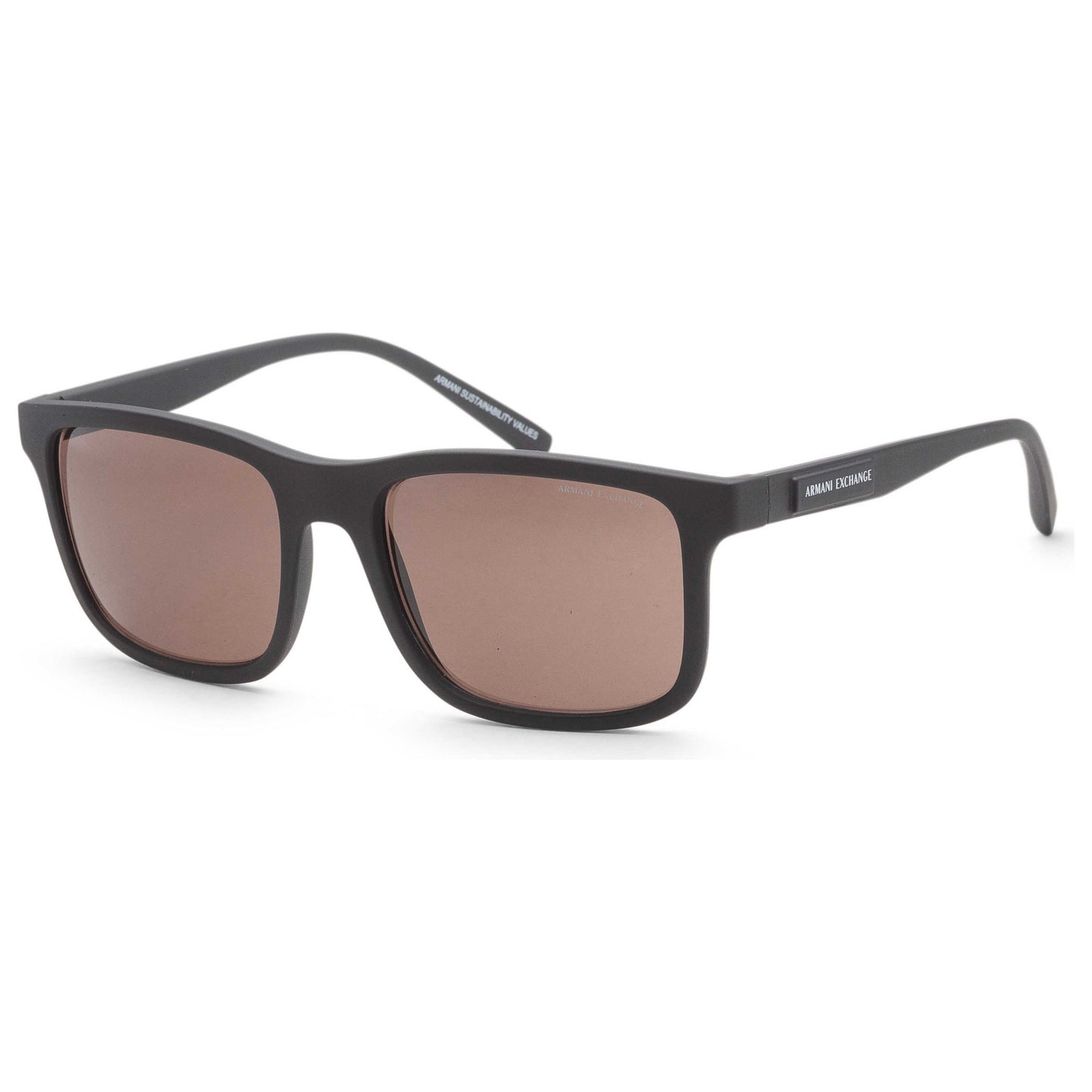 Front view of Armani Exchange Fashion Men's Sunglasses AX4145S-807873-57