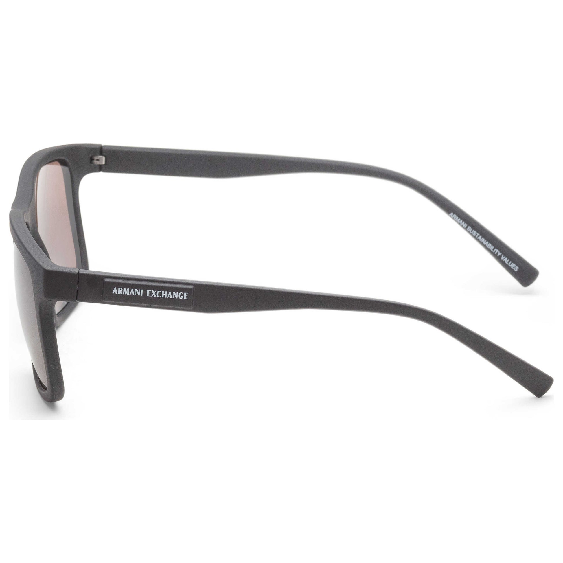 Left view of Armani Exchange Fashion Men's Sunglasses AX4145S-807873-57