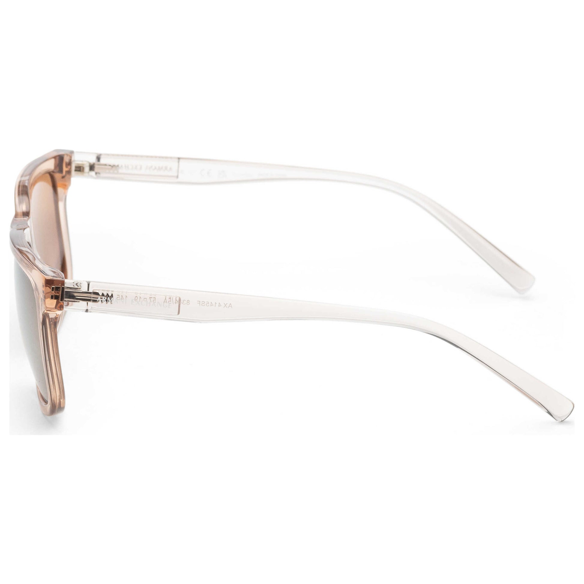 Left view of Armani Exchange Fashion Men's Sunglasses AX4145SF-83445A-57