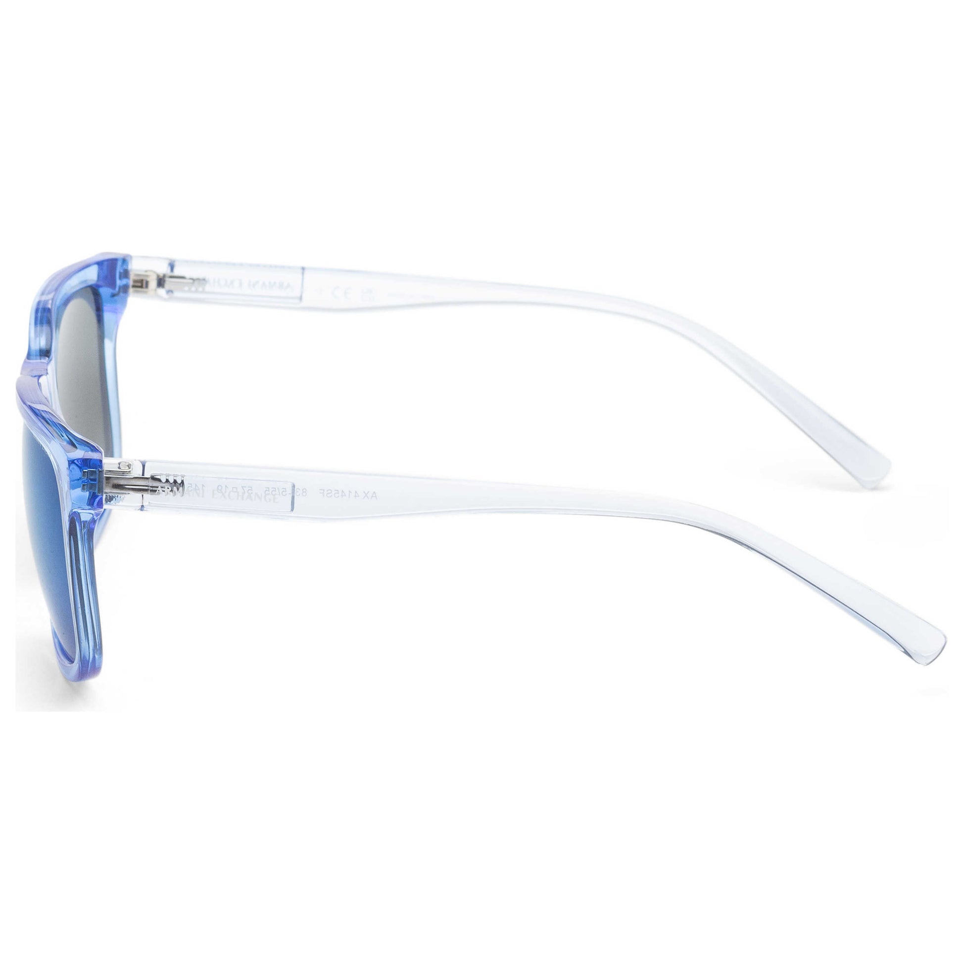 Left view of Armani Exchange Fashion Men's Sunglasses AX4145SF-834555-57