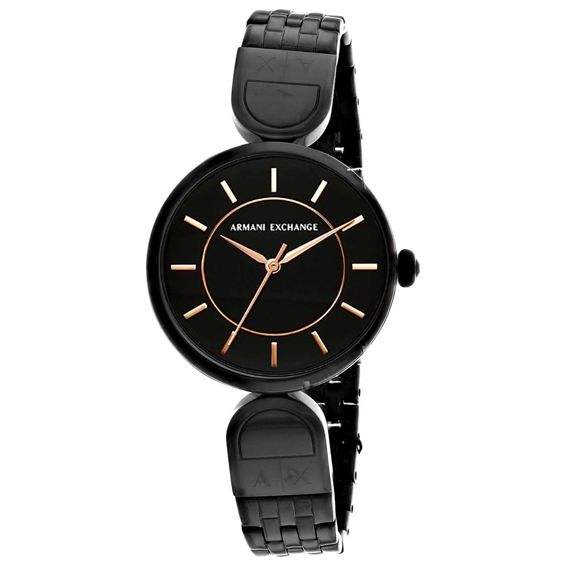 Front view of Armani Exchange Brooke Women's Quartz Watch AX5380