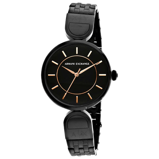 Front view of Armani Exchange Brooke Women's Quartz Watch AX5380