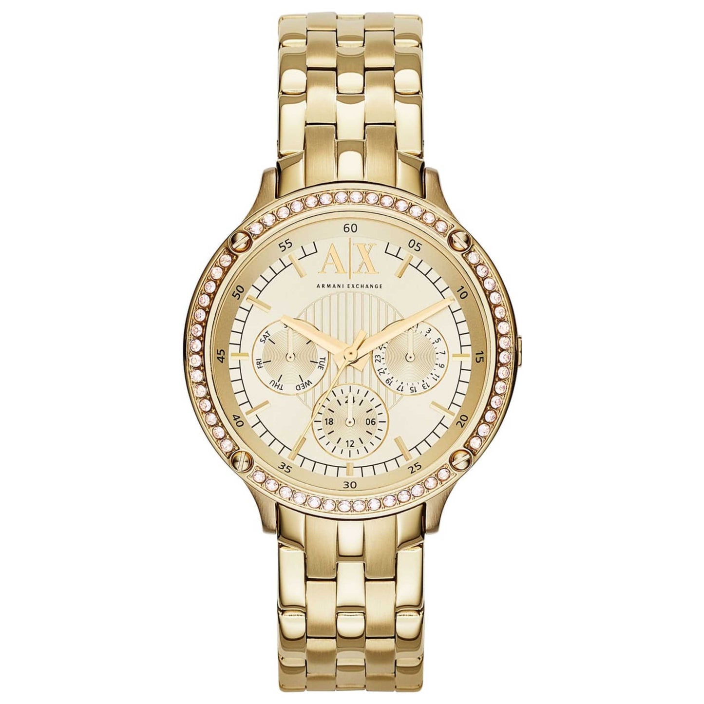 Front view of Armani Women's Quartz Watch AX5408