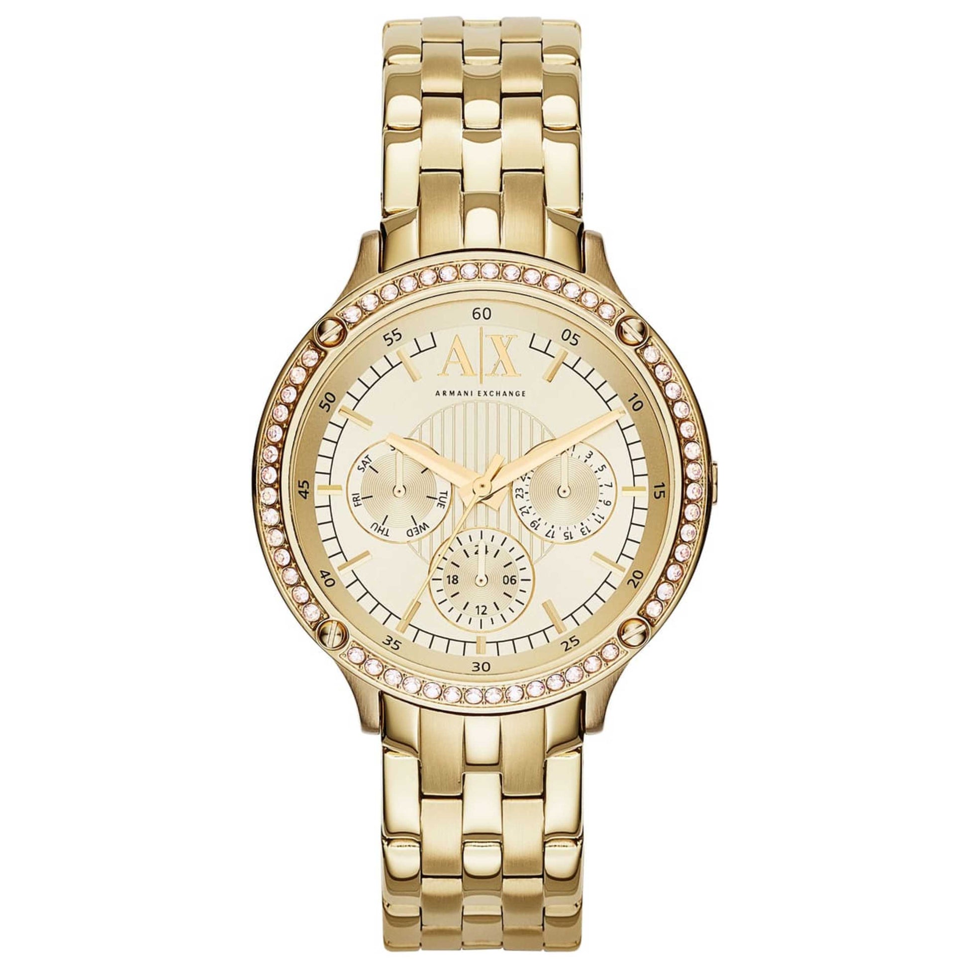 Front view of Armani Women's Quartz Watch AX5408