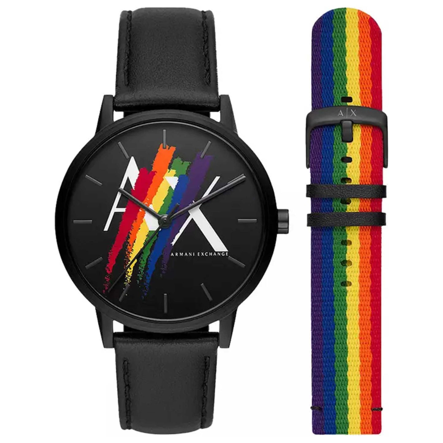 Front view of Armani Exchange Cayde Men's Quartz Watch AX7120