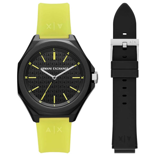 Front view of Armani Exchange Classic Women's Quartz Watch AX7155SET