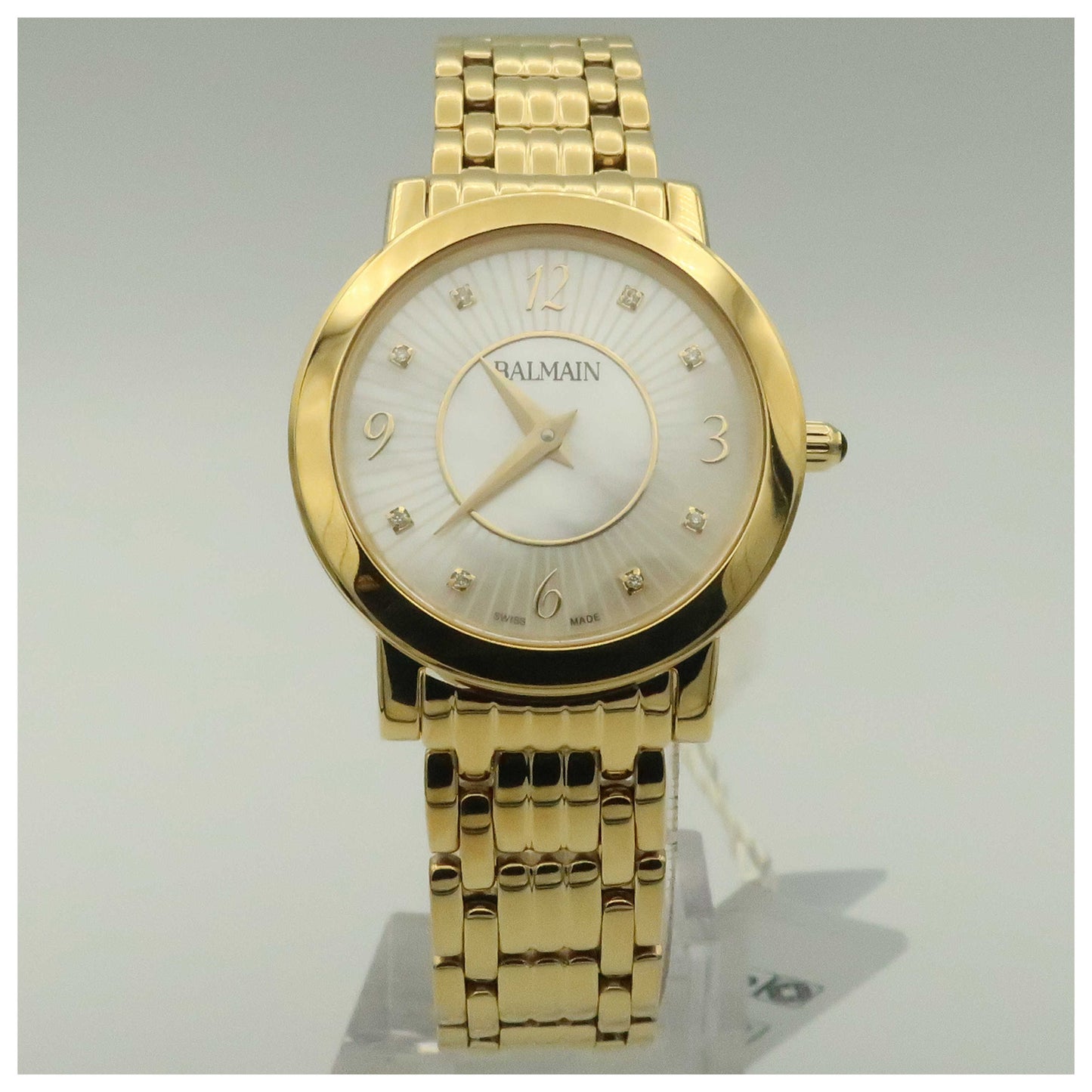 Front view of Balmain Elegance Women's Swiss Quartz (Battery-Powered) Watch B16903384-PO