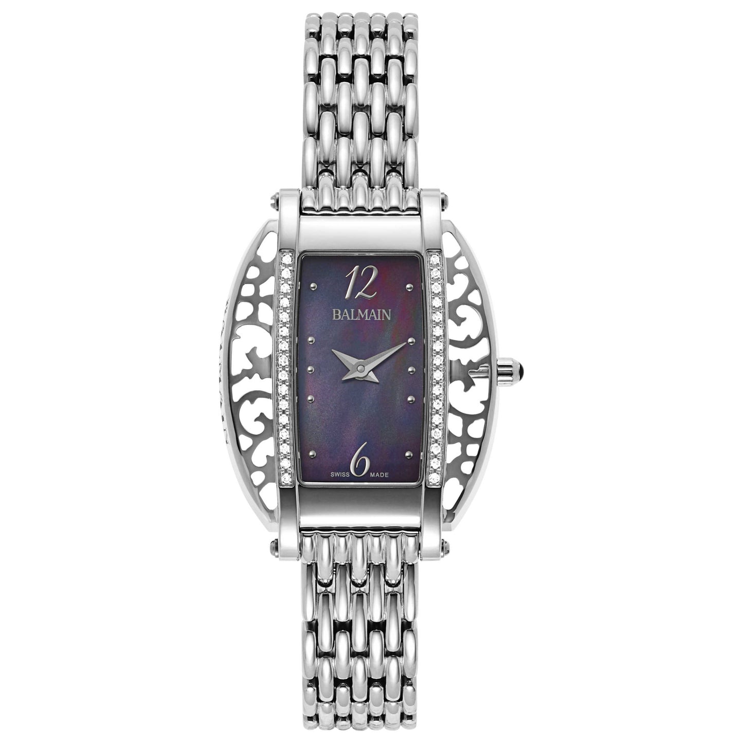 Front view of Balmain Arabesques RC Women's Swiss Quartz (Battery-Powered) Watch B25753364