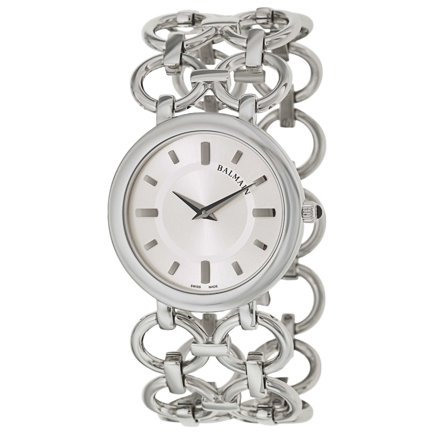 Front view of Balmain Chain Women's Swiss Quartz (Battery-Powered) Watch B34713326