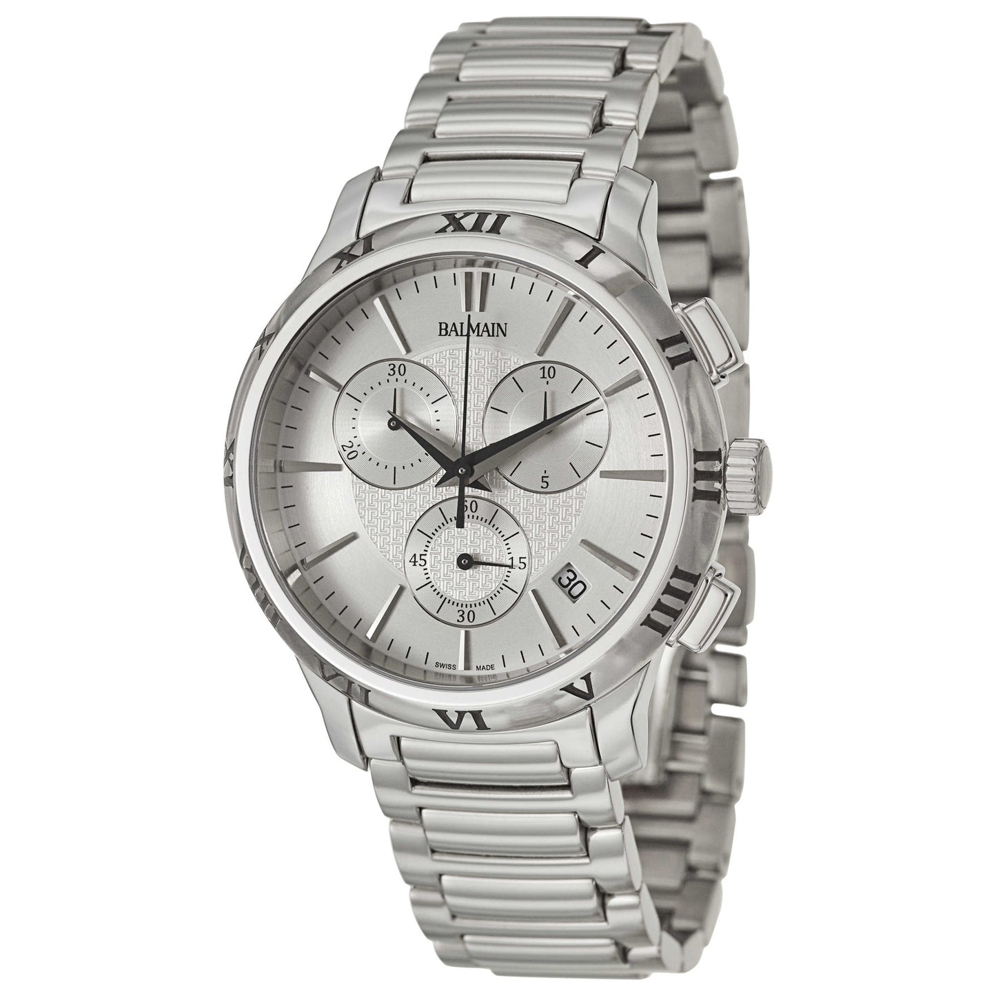 Front view of Balmain Classica Men's Swiss Quartz (Battery-Powered) Watch B50613326