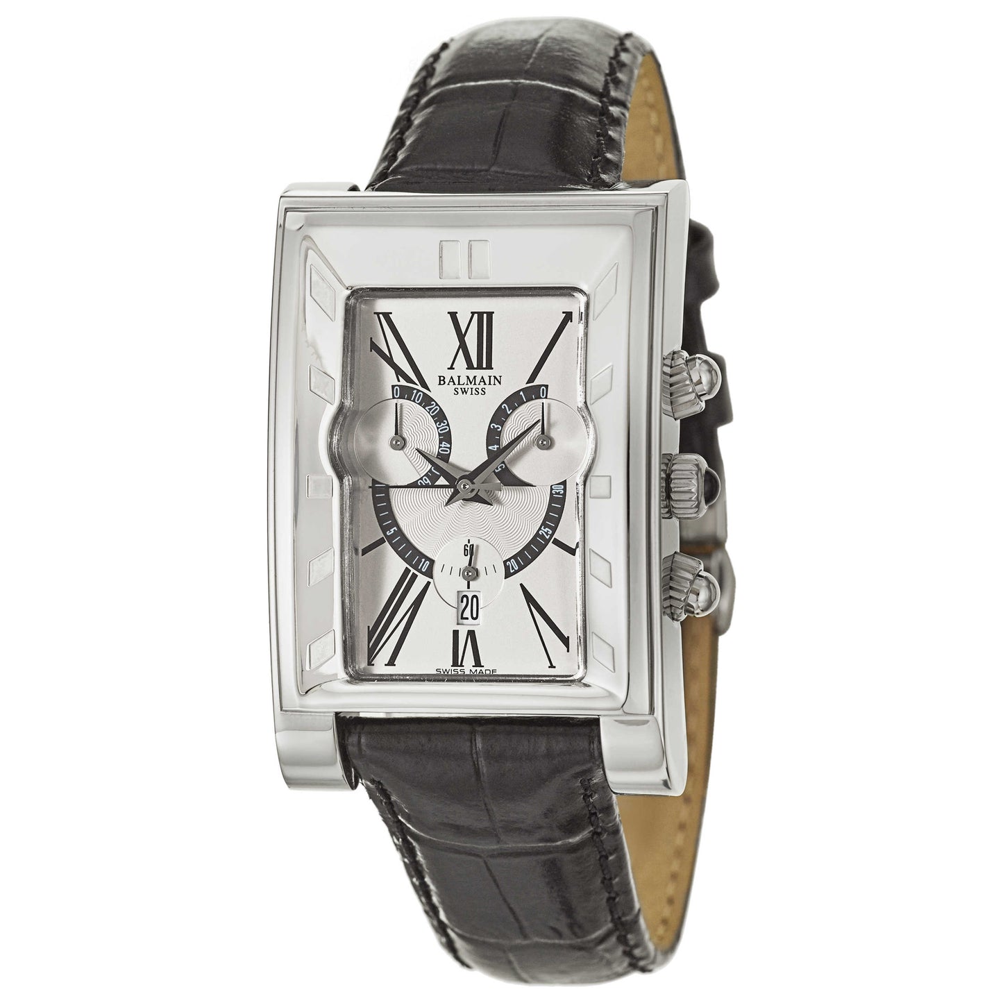 Front view of Balmain Arche Men's Swiss Quartz (Battery-Powered) Watch B53213226
