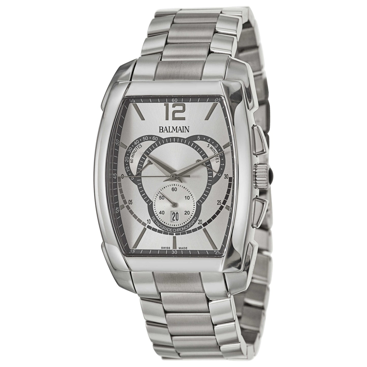 Front view of Balmain Arcade Men's Swiss Quartz (Battery-Powered) Watch B53813322