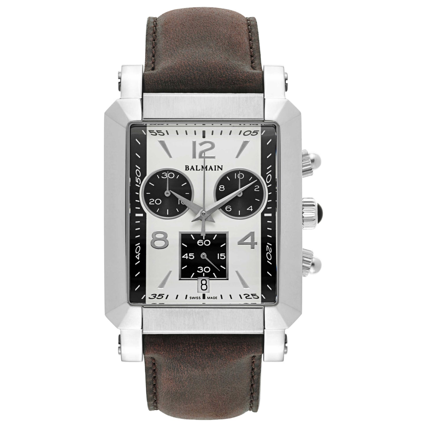 Front view of Balmain Joli Monsieur Men's Swiss Quartz (Battery-Powered) Watch B54415224