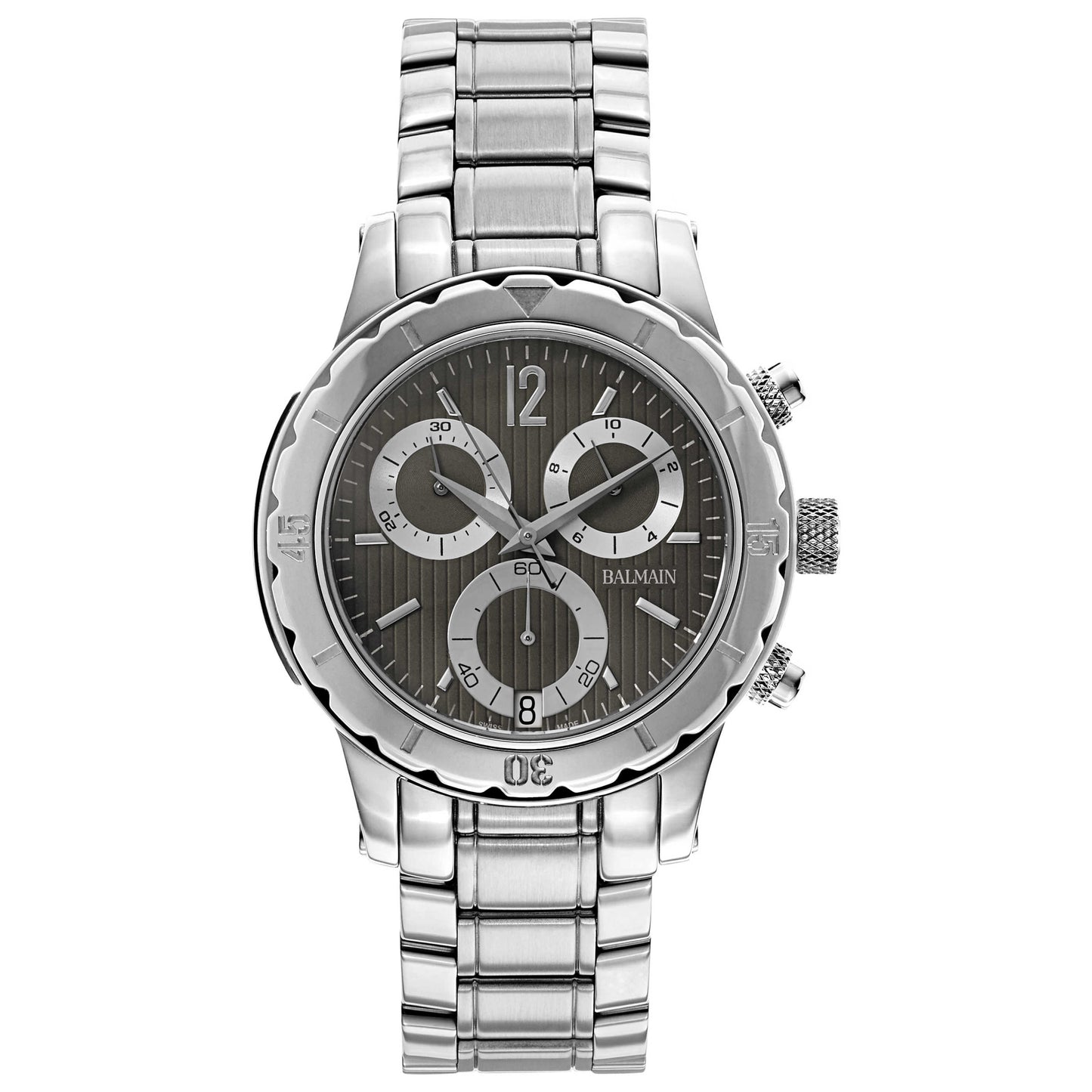 Front view of Balmain Balmainia Men's Swiss Quartz (Battery-Powered) Watch B55413354