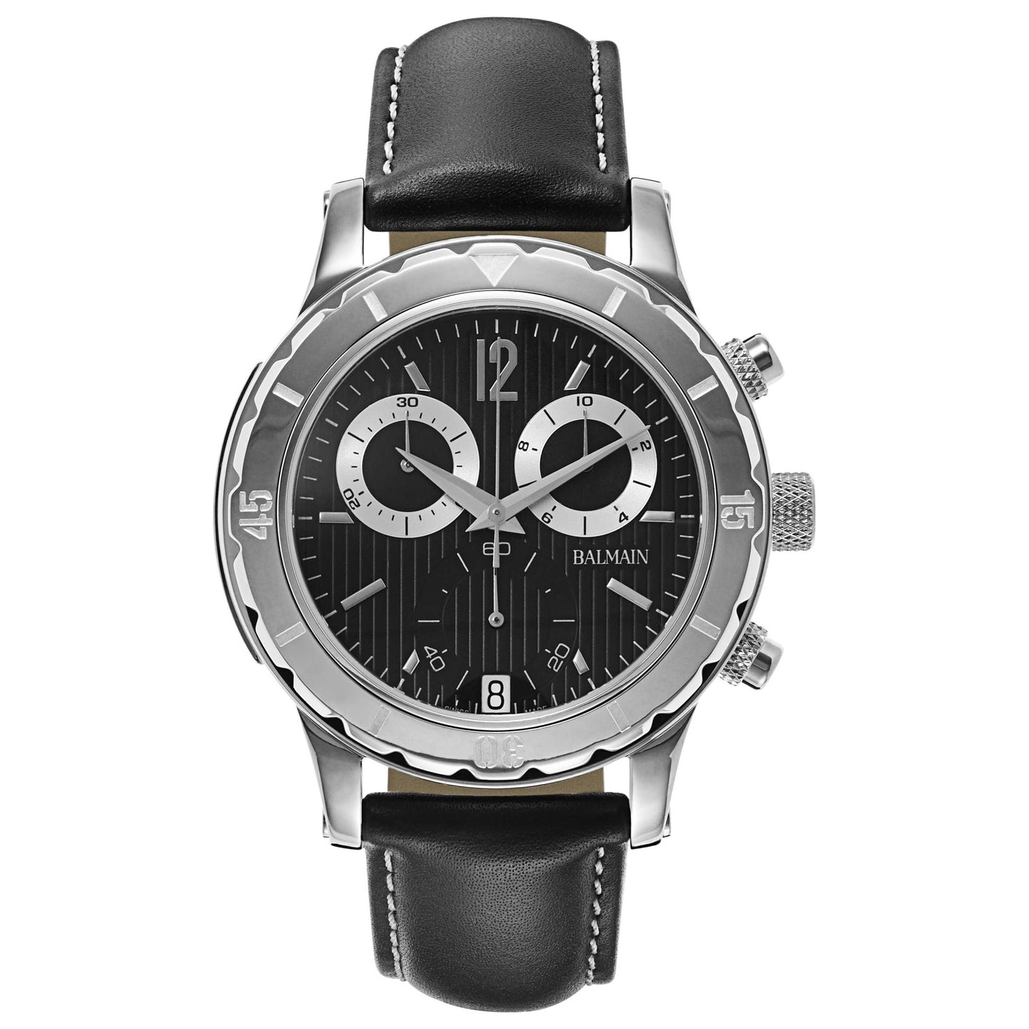 Front view of Balmain Balmainia Men's Swiss Quartz (Battery-Powered) Watch B55415264