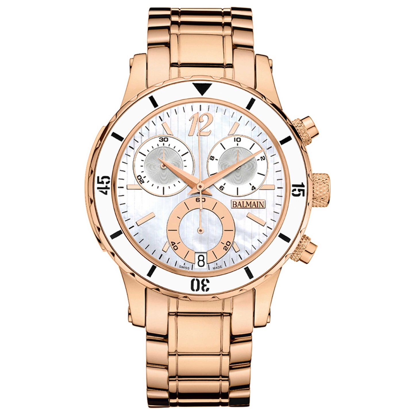 Front view of Balmain Balmainia Women's Swiss Quartz (Battery-Powered) Watch B55533384