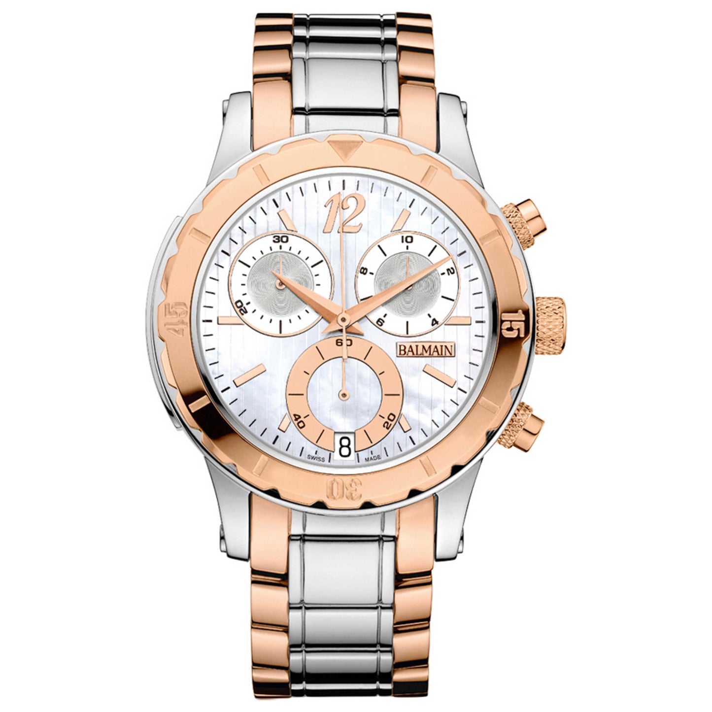 Front view of Balmain Balmainia Women's Swiss Quartz (Battery-Powered) Watch B55583384