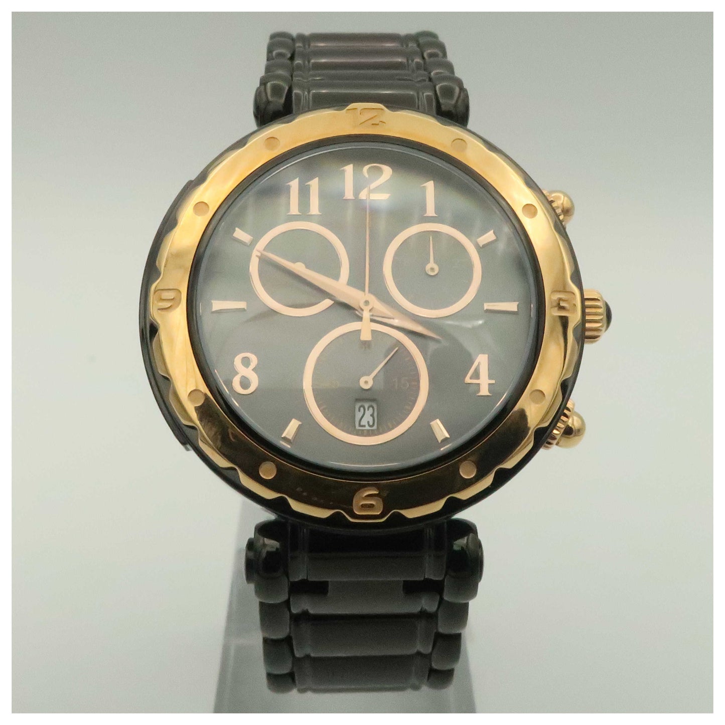 Front view of Balmain Balmainia Women's Swiss Quartz (Battery-Powered) Watch B56393364-PO