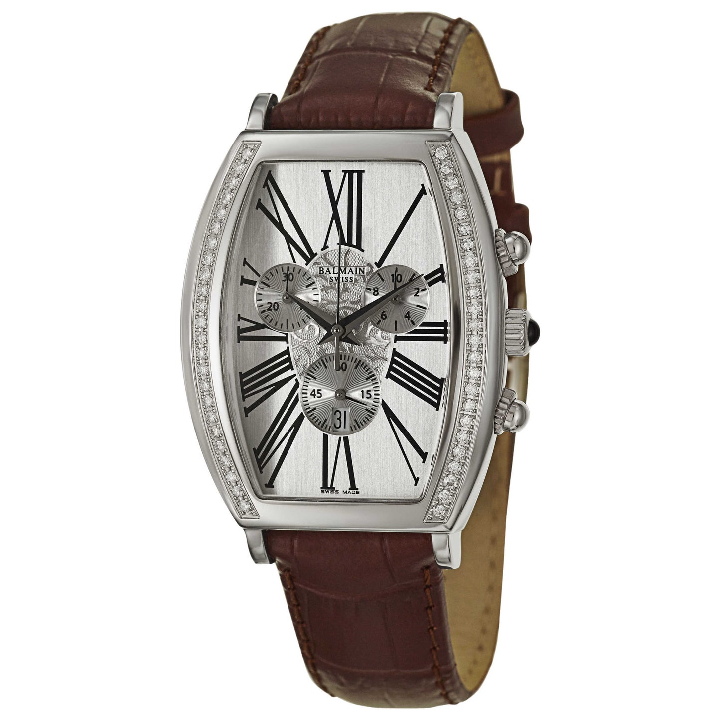 Front view of Balmain Arcade Men's Swiss Quartz (Battery-Powered) Watch B57055212