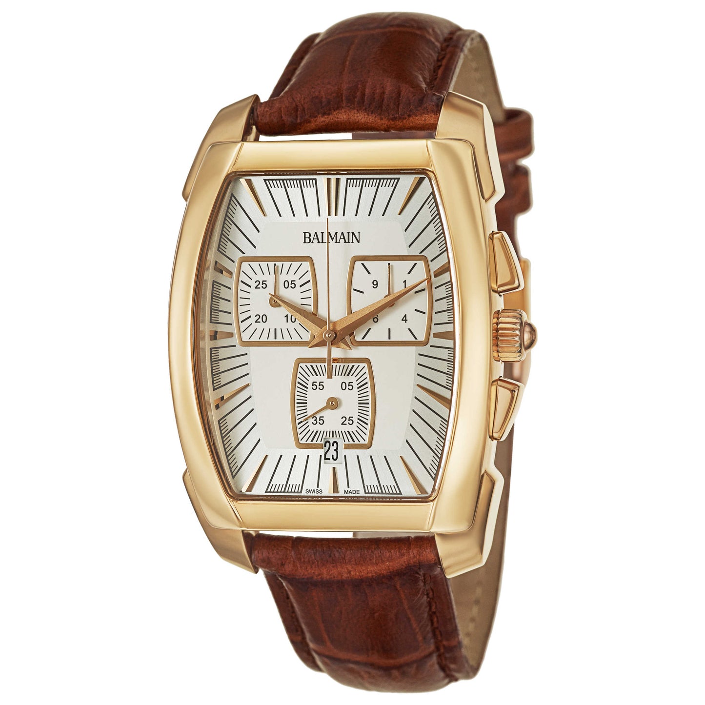 Front view of Balmain Arcade Men's Swiss Quartz (Battery-Powered) Watch B57495216