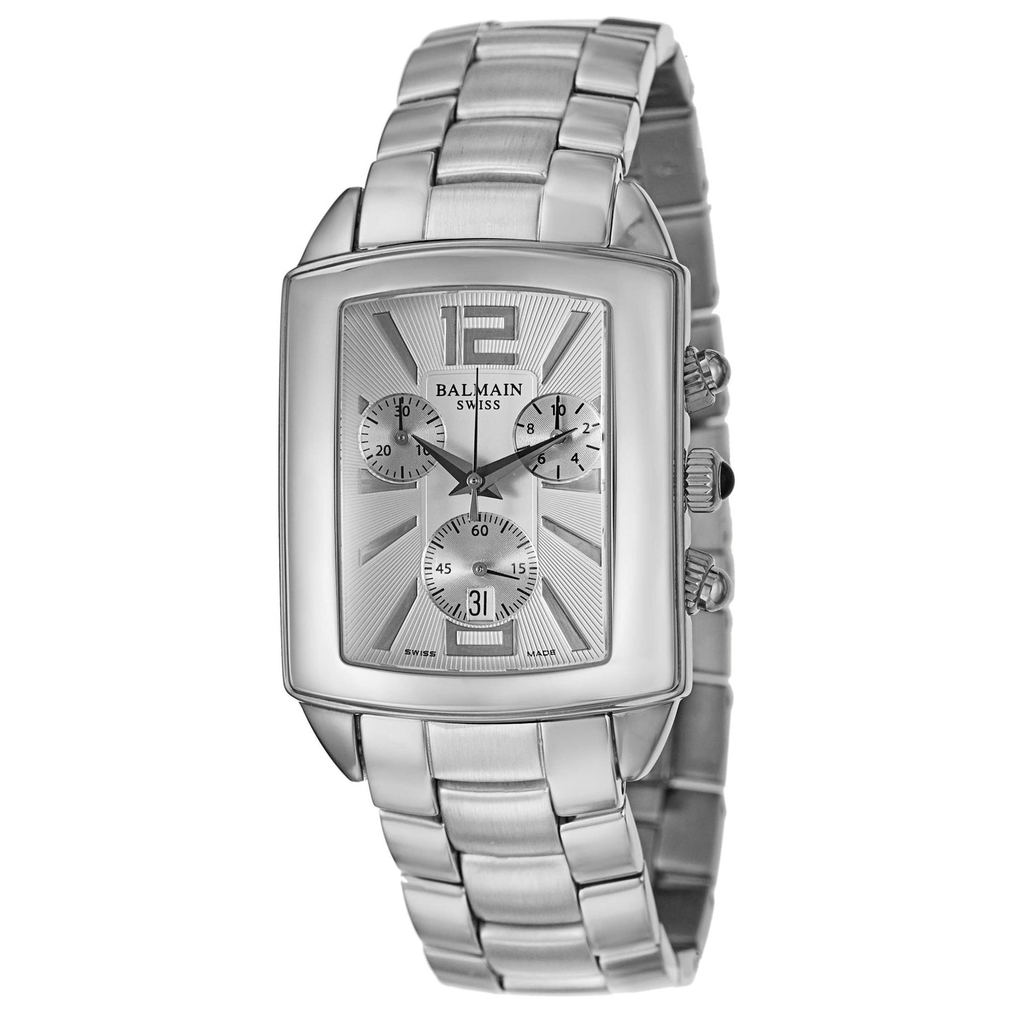Front view of Balmain Elysees Men's Swiss Quartz (Battery-Powered) Watch B59713322
