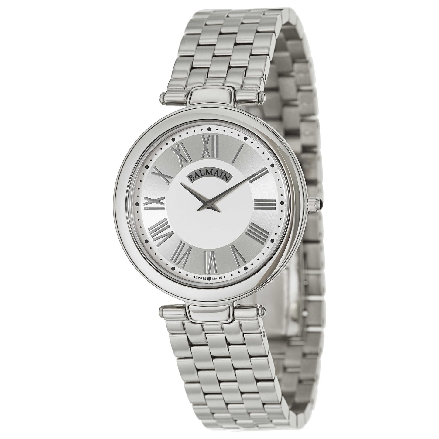 Front view of Balmain Haute Elegance Men's Swiss Quartz (Battery-Powered) Watch B80613326