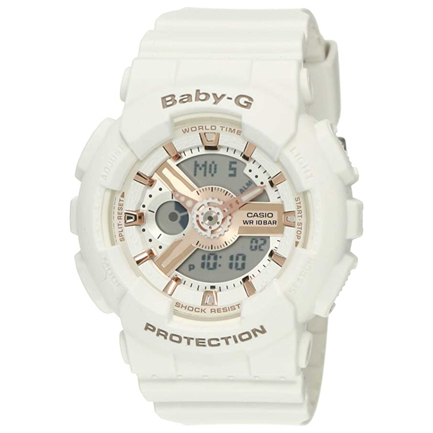Front view of Casio Baby-G Women's Quartz Watch BA-110RG-7ADR