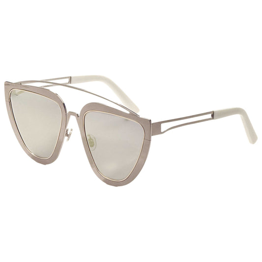 Front view of Irresistor Barbella Women's Sunglasses BARBARELLA-S0247-SILVERSILVER