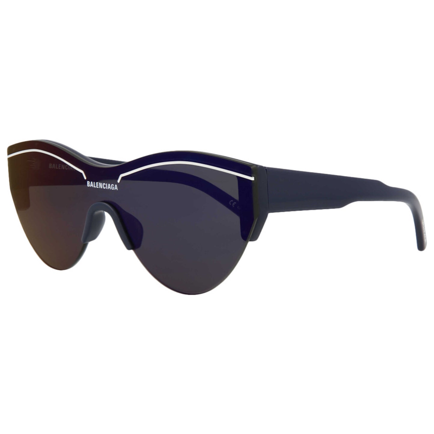 Front view of Balenciaga Fashion Unisex Sunglasses BB0004S-30006541-010