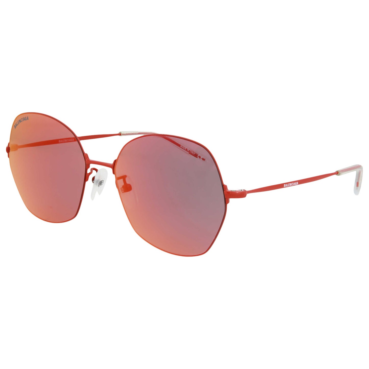 Front view of Balenciaga Fashion Unisex Sunglasses BB0014S-30006608-003