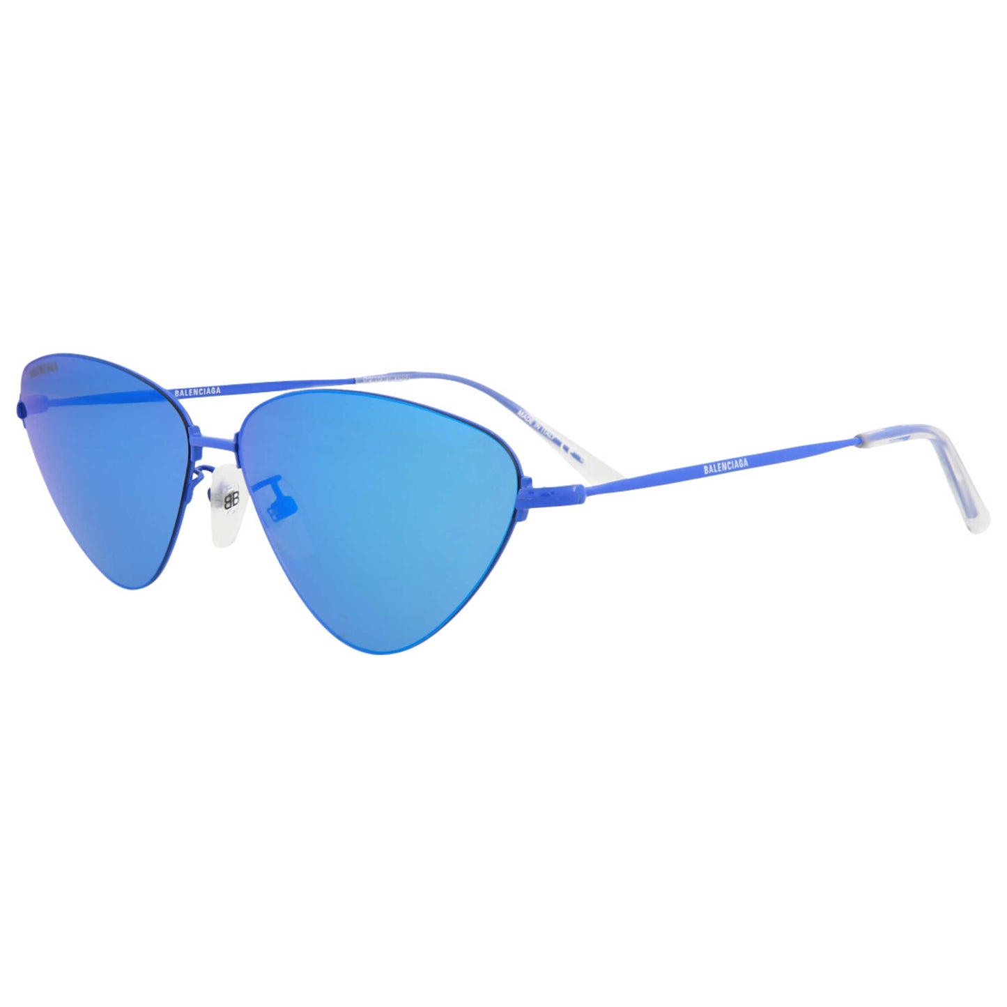 Front view of Balenciaga Fashion Unisex Sunglasses BB0015S-30006588-003