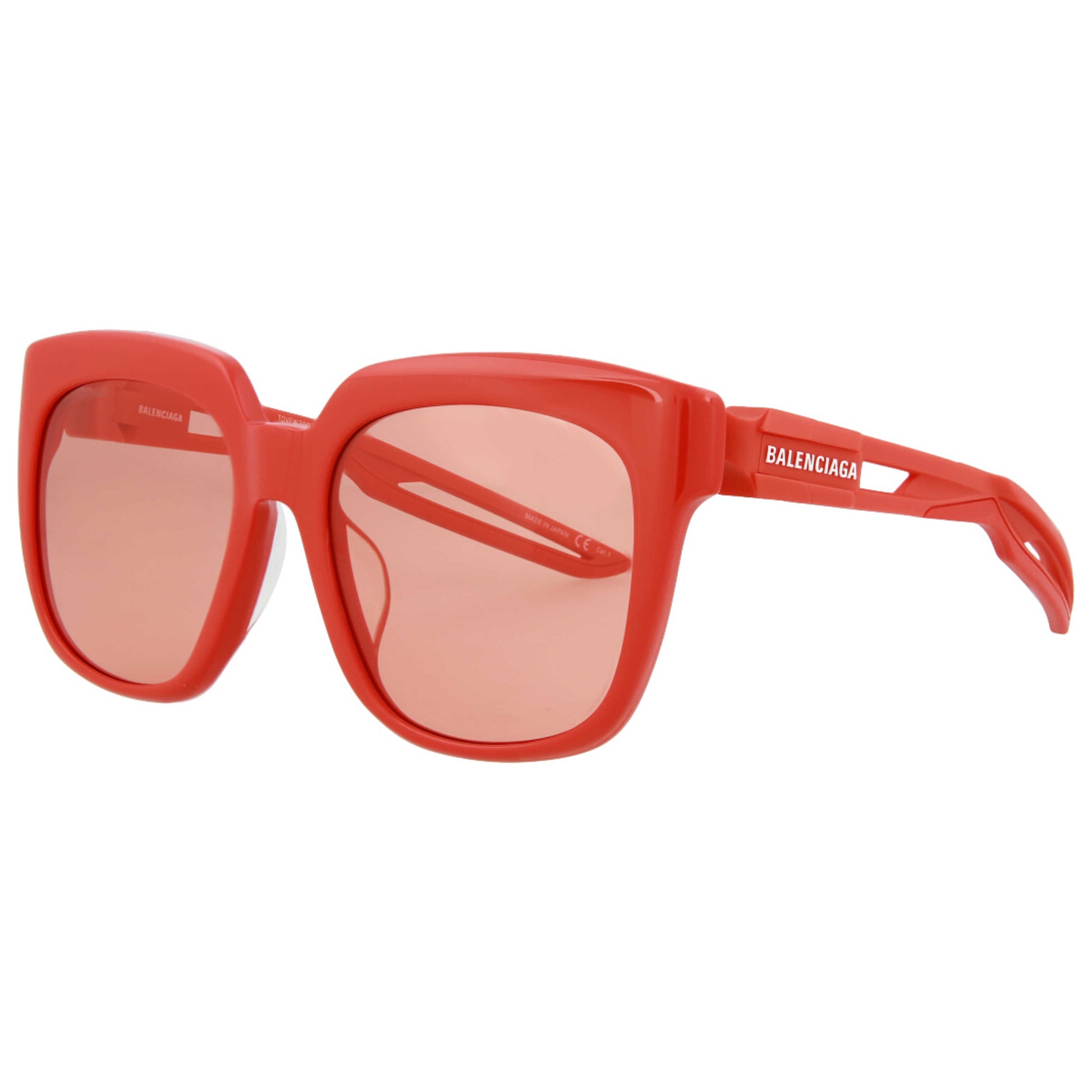 Front view of Balenciaga Fashion Unisex Sunglasses BB0025SA-30007768-003