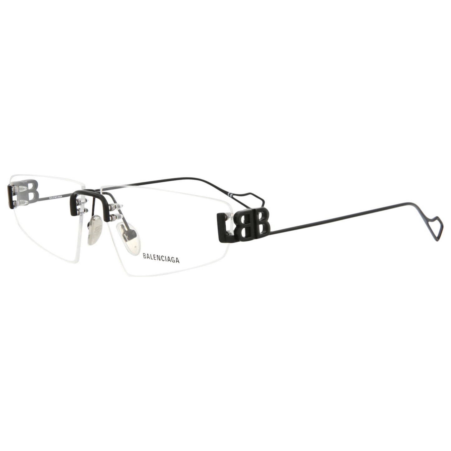 Front view of Balenciaga Fashion Unisex Opticals BB0114O-30008989-001