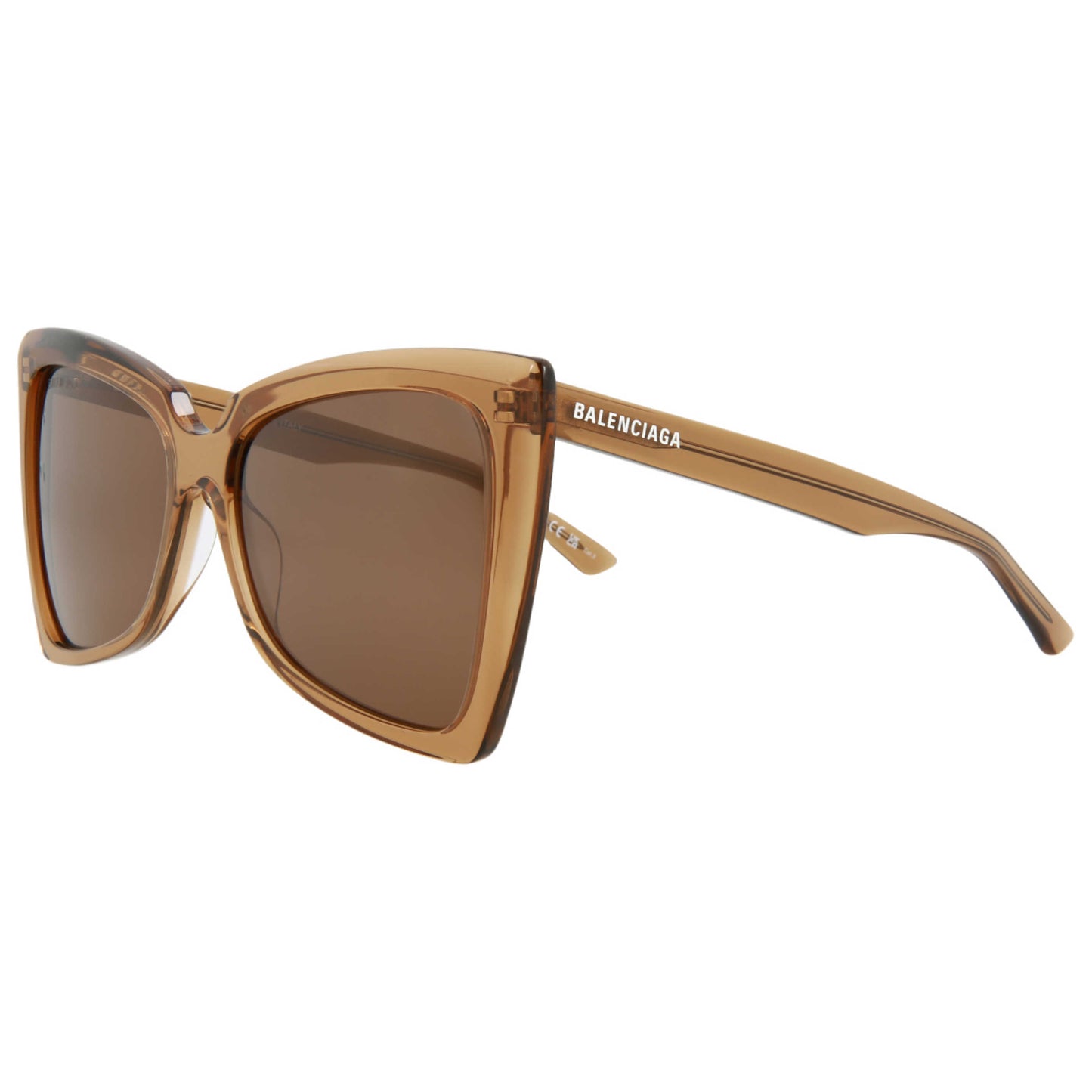 Front view of Balenciaga Core Women's Sunglasses BB0174S-30011342-005