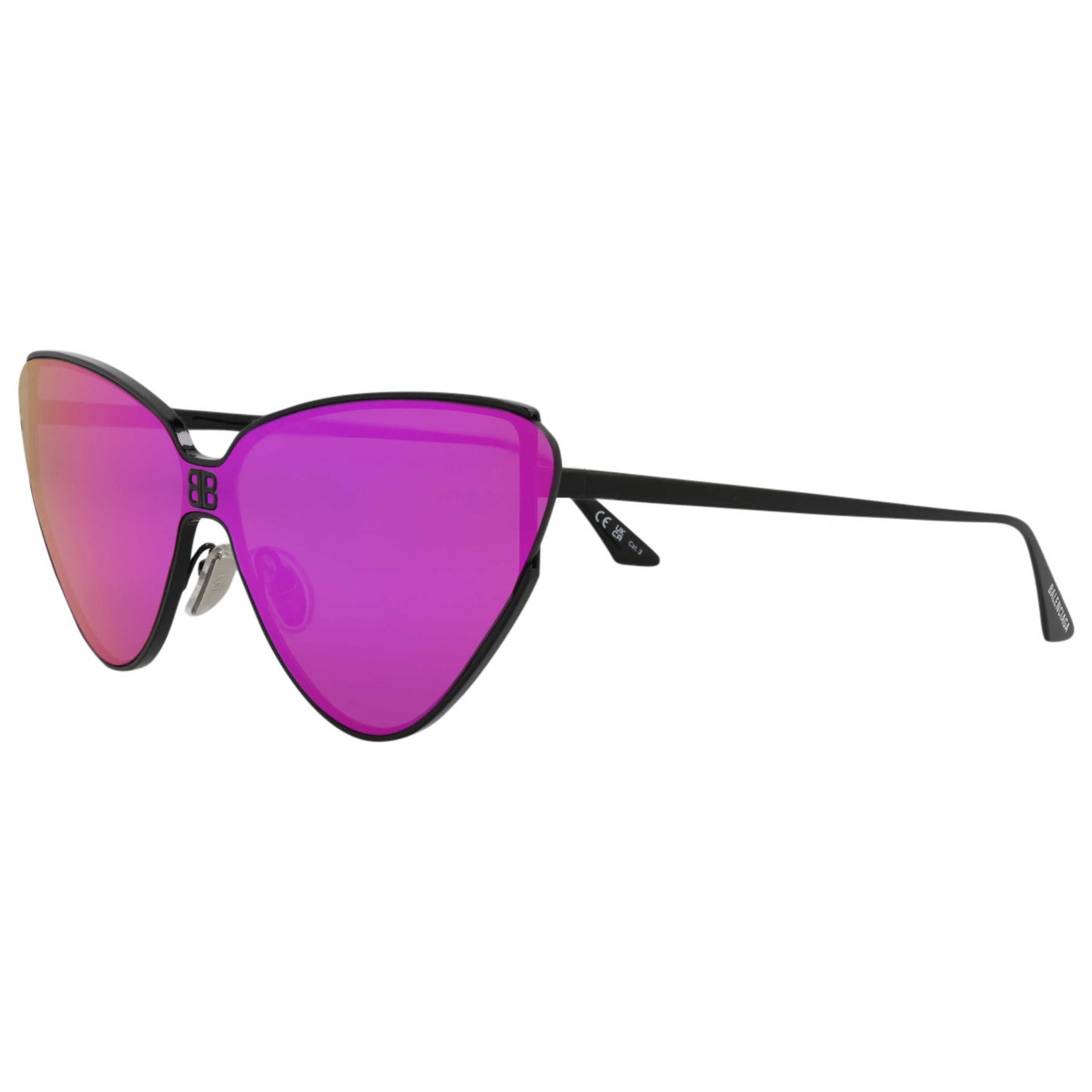 Front view of Balenciaga Novelty Women's Sunglasses BB0191S-30011959-003