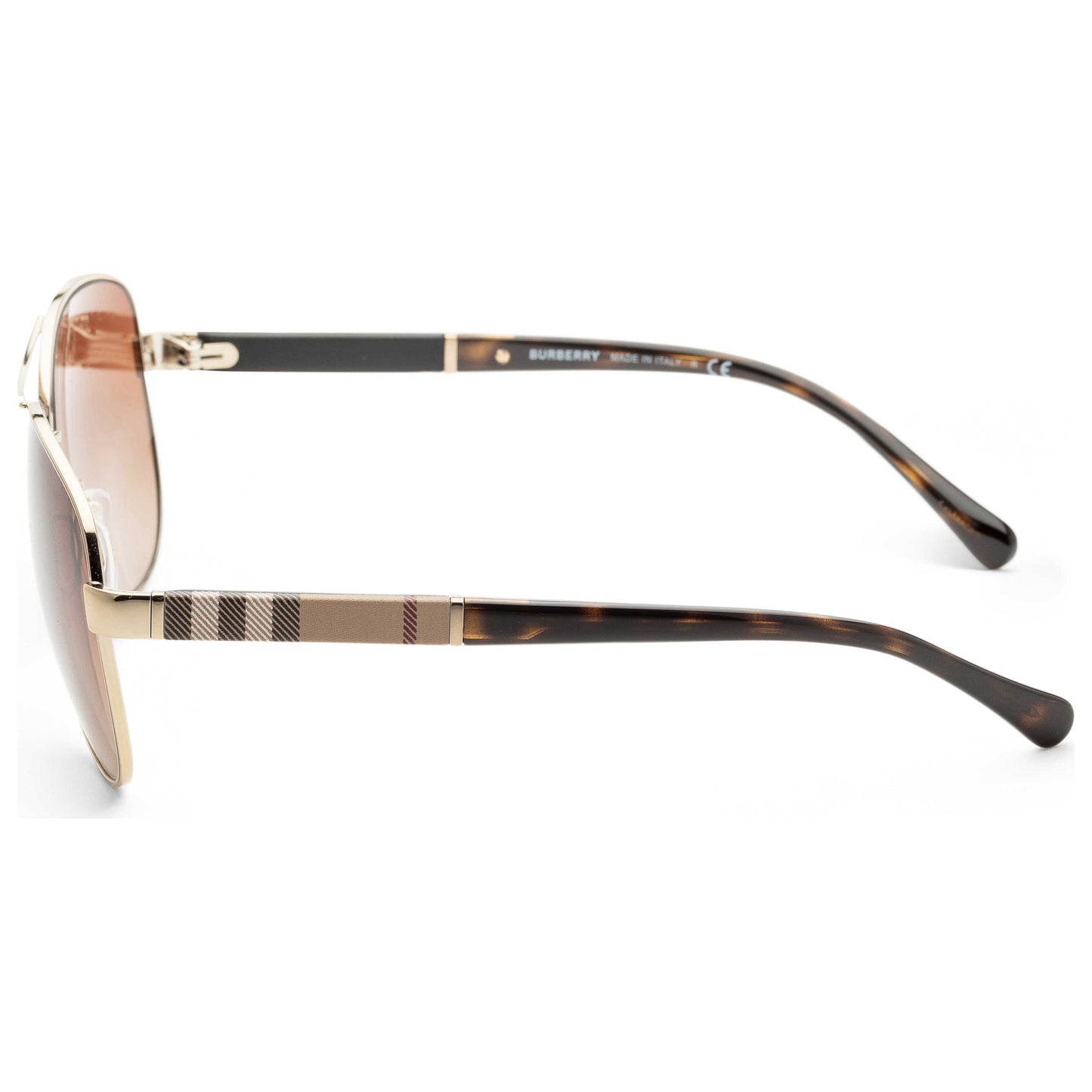 Left view of Burberry Women's Sunglasses BE3080-114513-59
