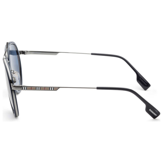 Left view of Burberry Fashion Men's Sunglasses BE3125-100380-59