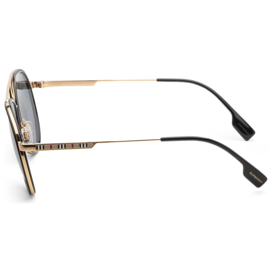 Left view of Burberry Fashion Men's Sunglasses BE3125-101781-59